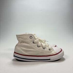 Converse Chuck Taylor All Star High Top White Shoes 7J253 Kids Boys Size 9